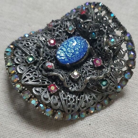 Vintage Massive Musi Dragons Breath Crystal MCM Shoe Clip - Picture 4 of 8